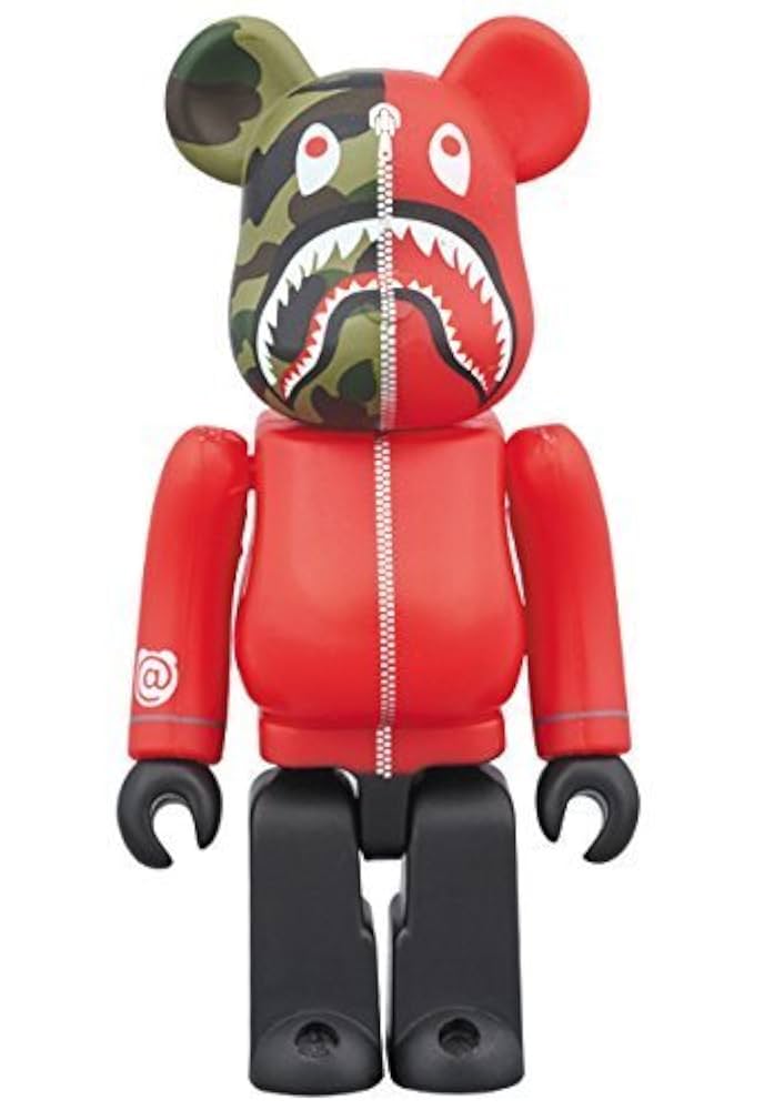 (未使用･未開封品)　1st CAMO SHARK BE@RBRICK 100％ RED qdkdu57 Amazon | 1st CAMO SHARK BE@RBRICK 100％ RED | フィギュア